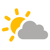 Vereinzelte Wolken und Auflockerungen